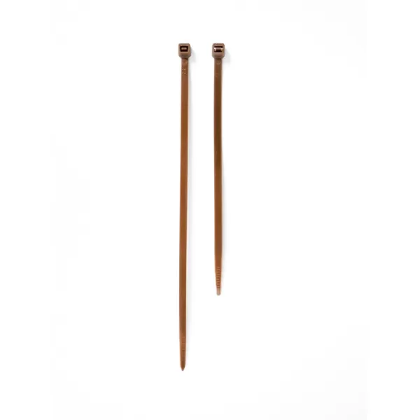 Bridas de nylon marrón 20cm (50u) – Atanet 20 M