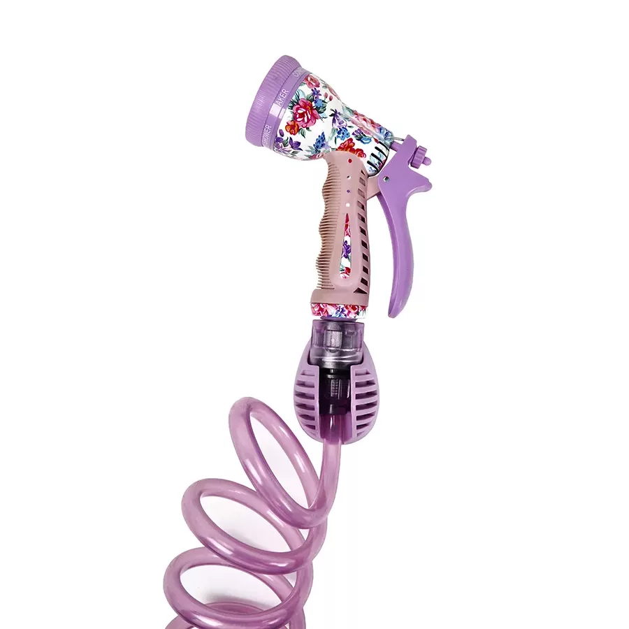 manguera espiral de flores