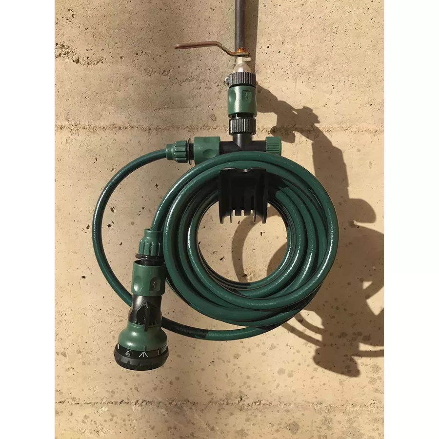 colgador de manguera de grifo