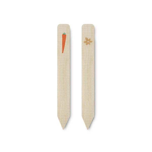 Etiquetas de bambú pincho ilustración zanahoria (6uds) – SEED ME CARROT