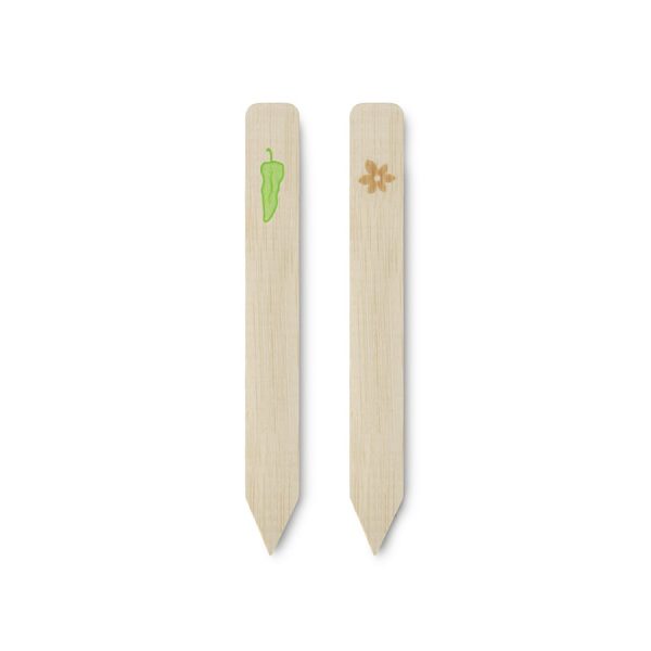 Etiquetas de bambú pincho ilustración pimiento (6uds) – SEED ME PEPPER