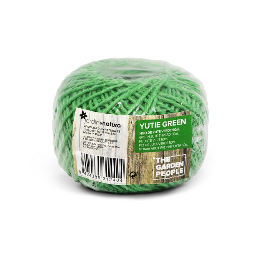 Cuerda de yute color verde 50 metros – Yutie green