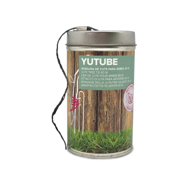 Cuerda de yute color verde en lata 80 metros – YUTUBE