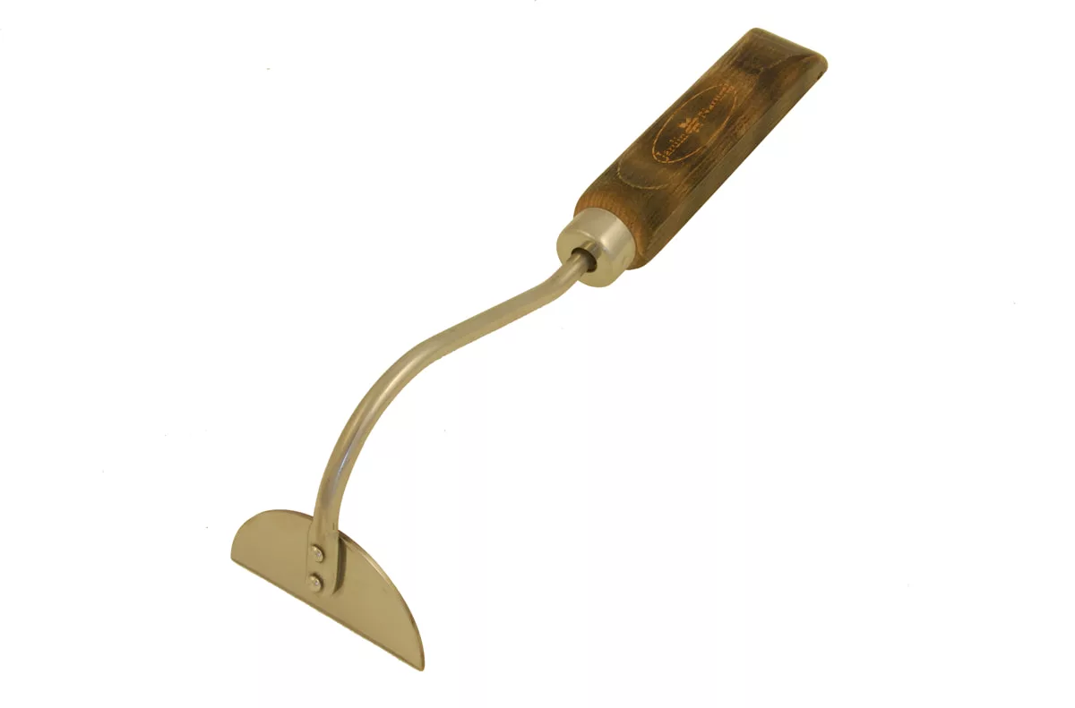 azadilla_w Azadilla de mano de acero inoxidable y mango de madera - Imagen 1