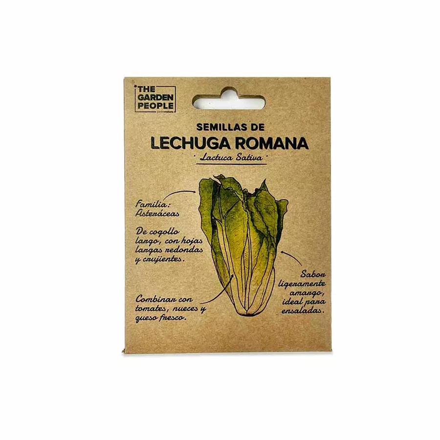 sobre semillas lechuga romana