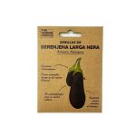 sobre de semillas berenjena negra