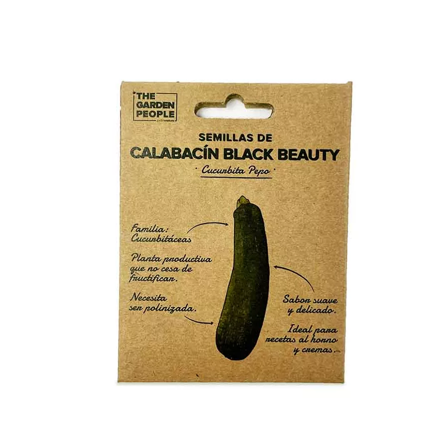 sobre de semillas de calabacín