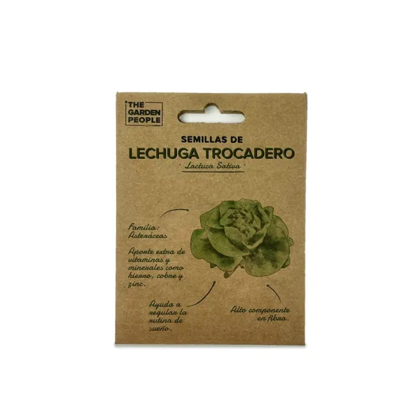 Sobre de semillas de lechuga trocadero (1 ud) – LECHUGA TROCADERO